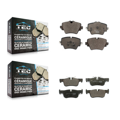 [Avant + Arrière] Kit de plaquette (céramique) de frein pour BMW X1 Mini Cooper Countryman Clubman X2 228i Gran Coupe xDrive KTC-100560