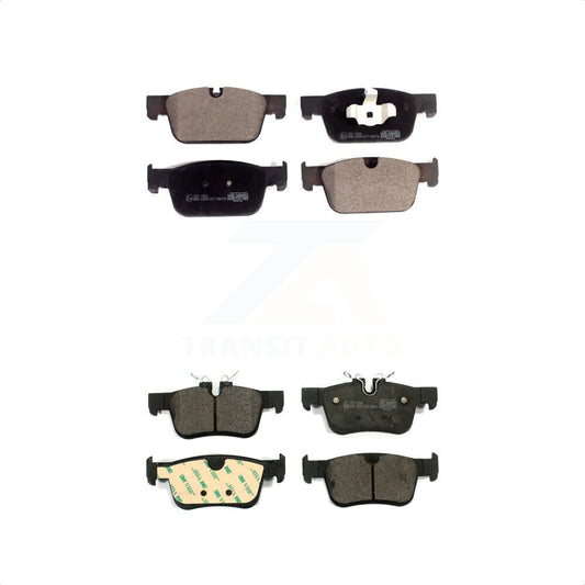 [Avant + Arrière] Kit de plaquette (céramique) de frein pour 2018-2019 Volvo XC60 avec 322mm Diameter Rotor KTC-100561 par TEC