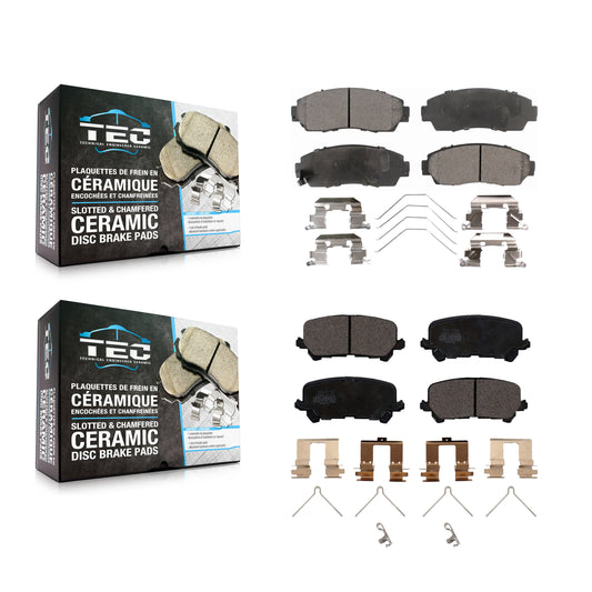 [Avant + Arrière] Kit de plaquette (céramique) de frein pour 2019-2022 Honda Passport KTC-100566