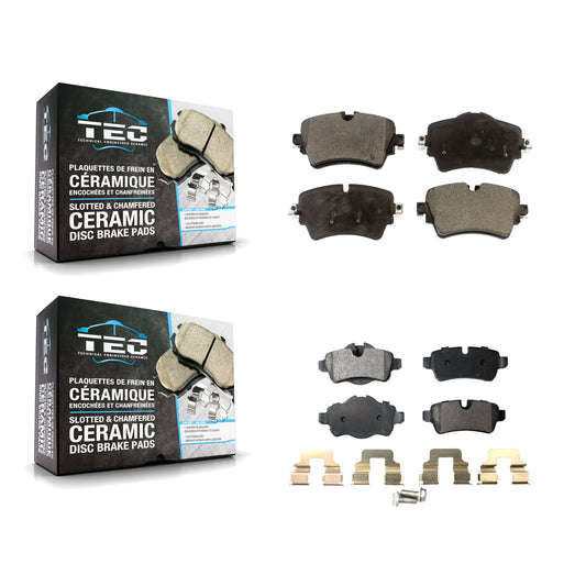 [Avant + Arrière] Kit de plaquette (céramique) de frein pour 2015 Mini Cooper 1.6L avec 294mm Diameter Rotor KTC-100568