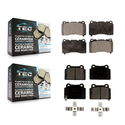 [Avant + Arrière] Kit de plaquette (céramique) de frein pour Mitsubishi Lancer KTC-100572