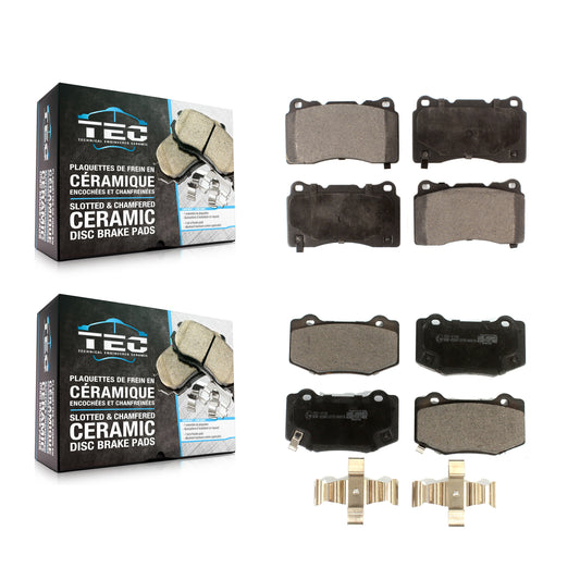 [Avant + Arrière] Kit de plaquette (céramique) de frein pour Chevrolet Corvette Camaro KTC-100573