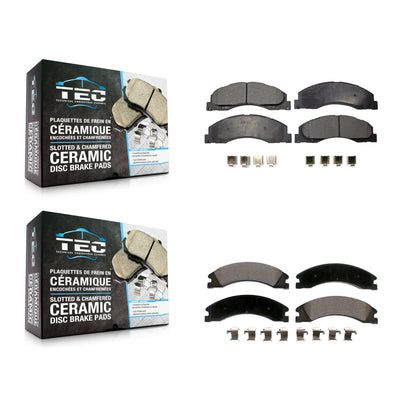 [Avant + Arrière] Kit de plaquette (céramique) de frein pour Ford E-450 Super Duty KTC-100575
