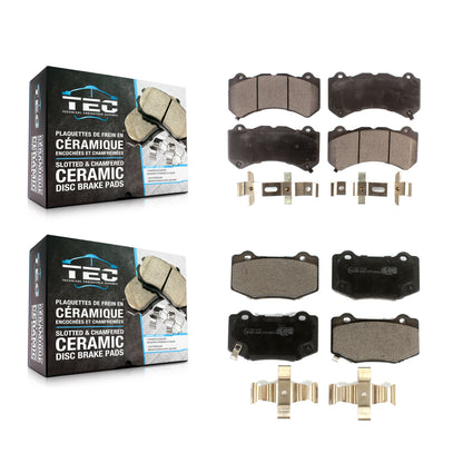 [Avant + Arrière] Kit de plaquette (céramique) de frein pour Chevrolet Corvette Cadillac ATS Camaro KTC-100576