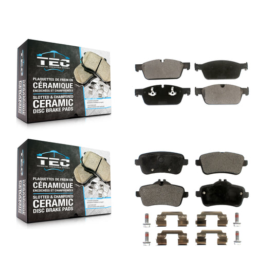 [Avant + Arrière] Kit de plaquette (céramique) de frein pour Mercedes-Benz ML550 GLE550e GLS350d KTC-100581