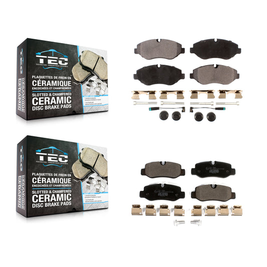 [Avant + Arrière] Kit de plaquette (céramique) de frein pour 2016-2020 Mercedes-Benz Metris KTC-100584