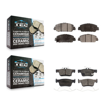 [Avant + Arrière] Kit de plaquette (céramique) de frein pour Honda Accord KTC-100588