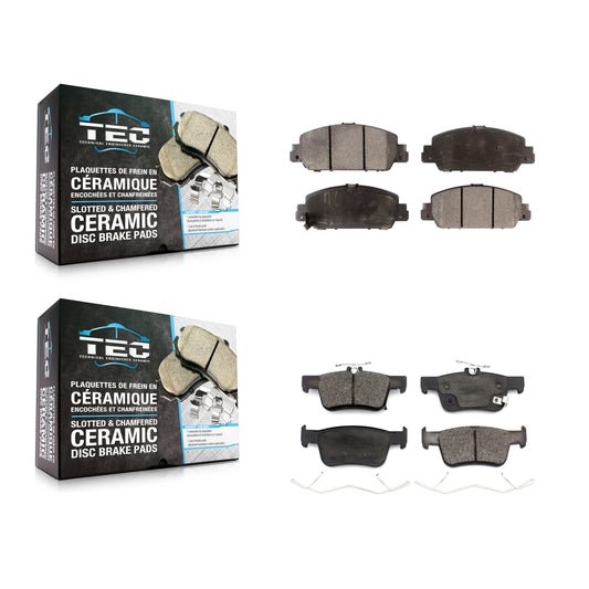 [Avant + Arrière] Kit de plaquette (céramique) de frein pour Honda Accord KTC-100588