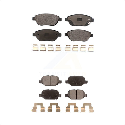 [Avant + Arrière] Kit de plaquette (céramique) de frein pour Fiat 500 KTC-100589 par TEC