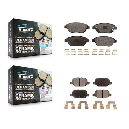 [Avant + Arrière] Kit de plaquette (céramique) de frein pour Fiat 500 KTC-100589