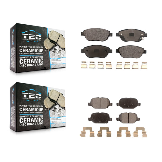 [Avant + Arrière] Kit de plaquette (céramique) de frein pour Fiat 500 KTC-100589