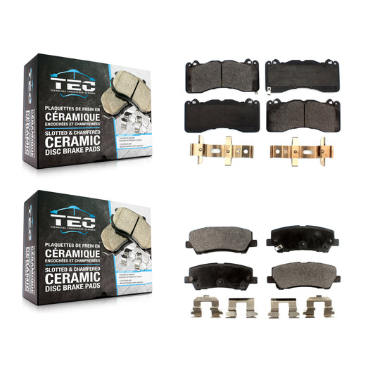 [Avant + Arrière] Kit de plaquette (céramique) de frein pour Ford Mustang KTC-100592
