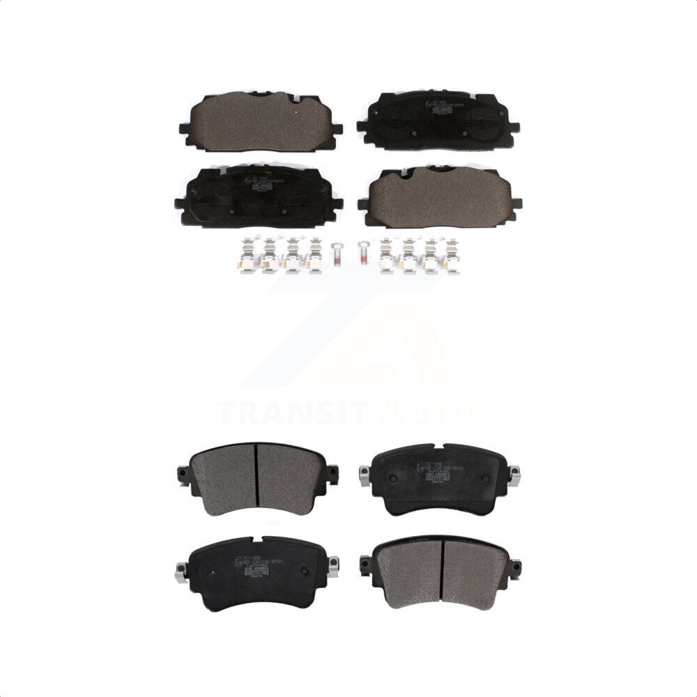 [Avant + Arrière] Kit de plaquette (céramique) de frein pour Audi A6 Quattro S5 S4 Sportback allroad A7 KTC-100595 par TEC
