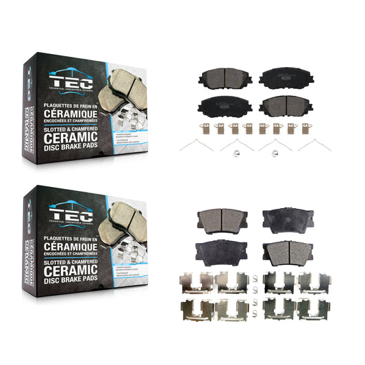 [Avant + Arrière] Kit de plaquette (céramique) de frein pour Toyota Camry KTC-100599
