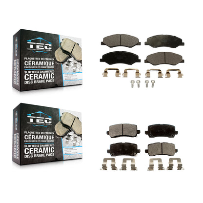 [Avant + Arrière] Kit de plaquette (céramique) de frein pour 2018-2023 Honda Odyssey KTC-100601