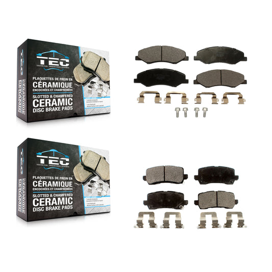 [Avant + Arrière] Kit de plaquette (céramique) de frein pour 2018-2023 Honda Odyssey KTC-100601