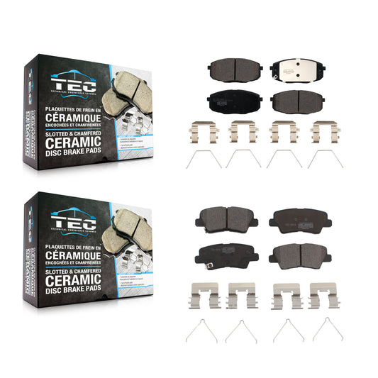 [Avant + Arrière] Kit de plaquette (céramique) de frein pour Kia Soul Forte Hyundai Elantra GT Kona Forte5 KTC-100602