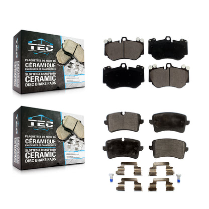 [Avant + Arrière] Kit de plaquette (céramique) de frein pour 2013-2015 Audi RS5 avec Composite Brakes KTC-100607