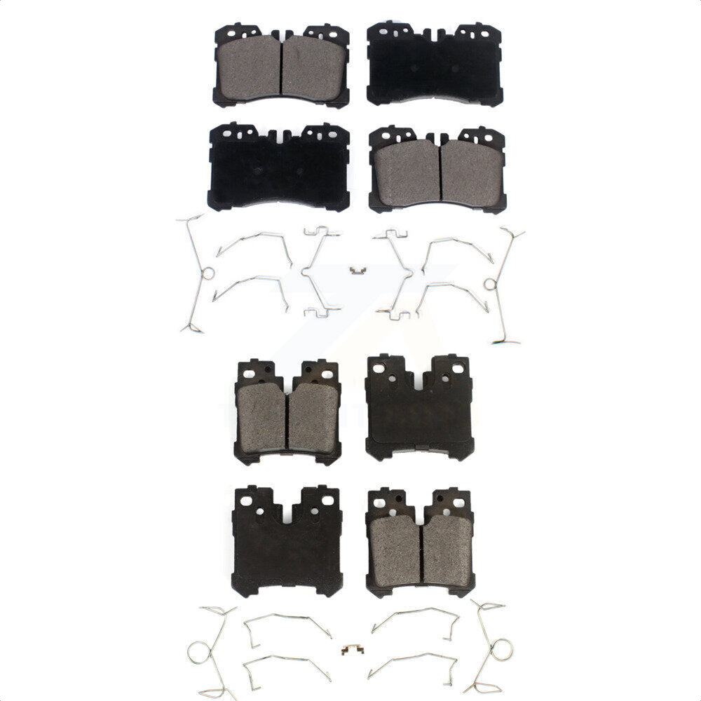 [Avant + Arrière] Kit de plaquette (céramique) de frein pour Lexus LS460 LS500 LS600h LS500h KTC-100609 par TEC