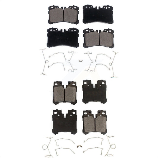 [Avant + Arrière] Kit de plaquette (céramique) de frein pour Lexus LS460 LS500 LS600h LS500h KTC-100609 par TEC