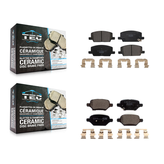 [Avant + Arrière] Kit de plaquette (céramique) de frein pour 2018-2022 Chevrolet Trax Buick Encore KTC-100611