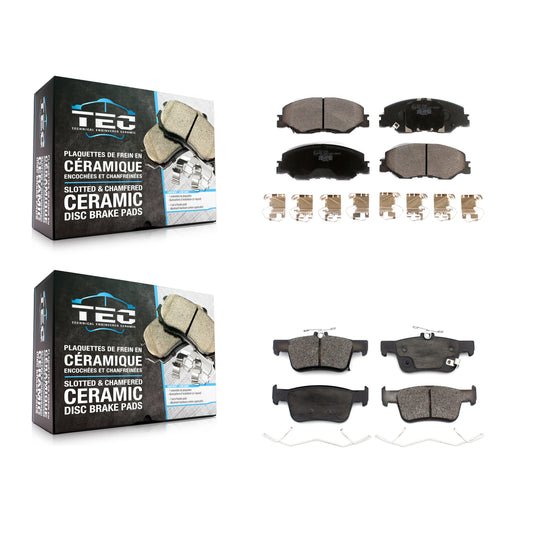 [Avant + Arrière] Kit de plaquette (céramique) de frein pour 2019-2022 Honda Insight KTC-100612