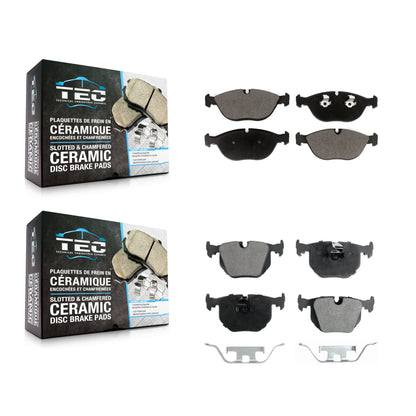 [Avant + Arrière] Kit de plaquette (céramique) de frein pour BMW 750iL Z8 KTC-100615
