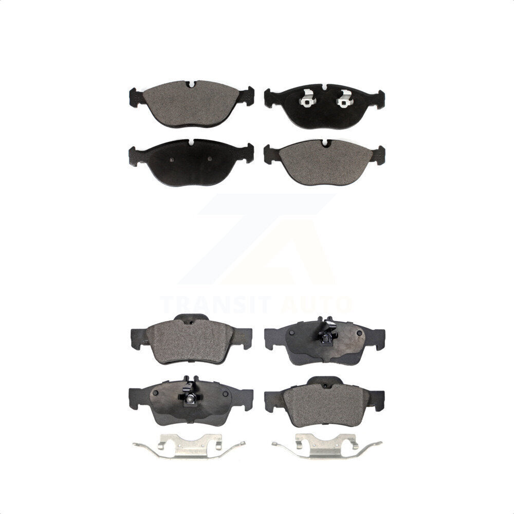 [Avant + Arrière] Kit de plaquette (céramique) de frein pour Mercedes-Benz E350 S430 E500 S500 AWD KTC-100616 par TEC