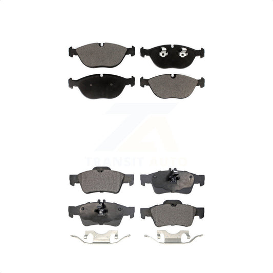 [Avant + Arrière] Kit de plaquette (céramique) de frein pour Mercedes-Benz E350 S430 E500 S500 AWD KTC-100616 par TEC