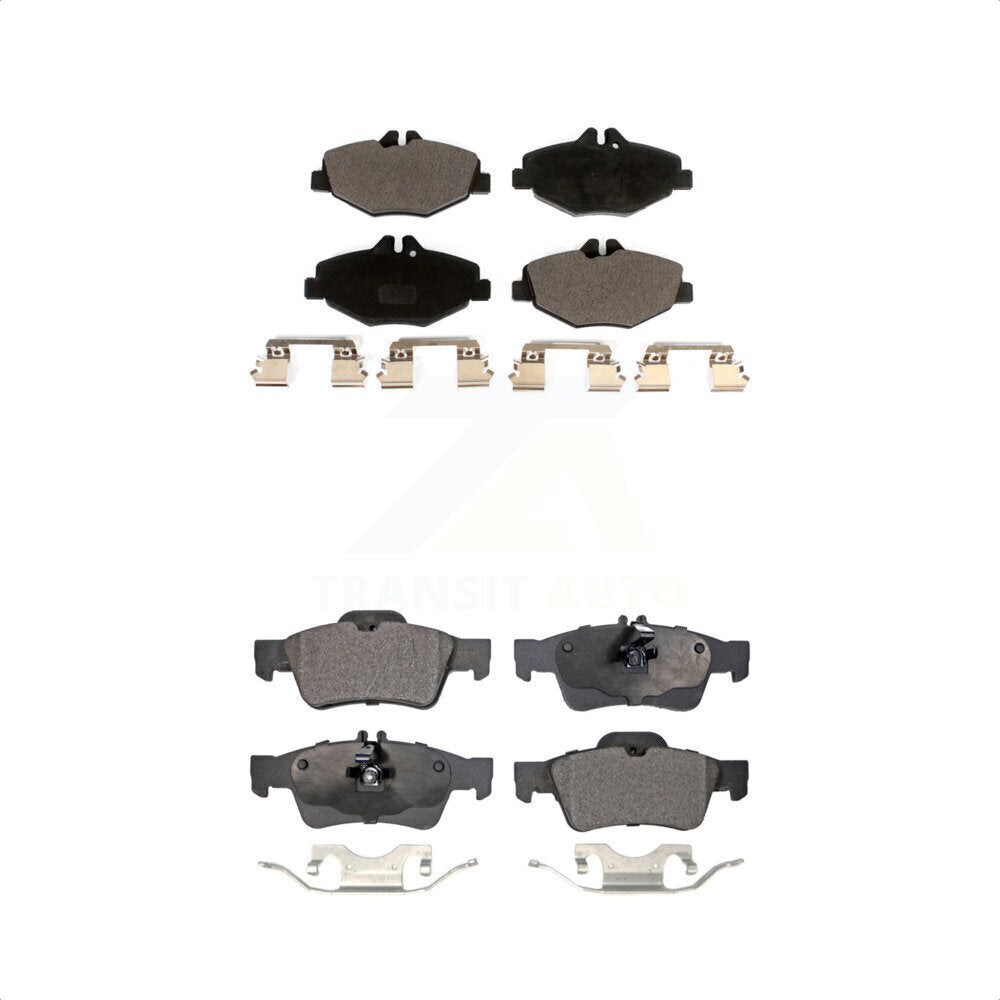 [Avant + Arrière] Kit de plaquette (céramique) de frein pour Mercedes-Benz E350 E320 KTC-100618 par TEC