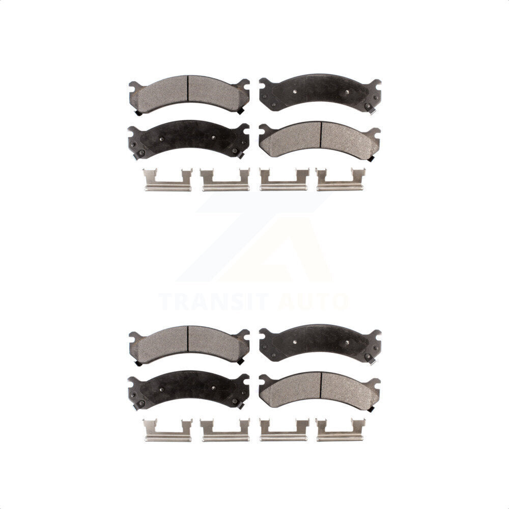 [Avant + Arrière] Kit de plaquette (céramique) de frein pour Chevrolet Silverado 3500 HD GMC Sierra Classic KTC-100620 par TEC