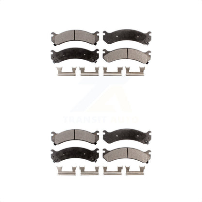 [Avant + Arrière] Kit de plaquette (céramique) de frein pour Chevrolet Silverado 3500 HD GMC Sierra Classic KTC-100620 par TEC