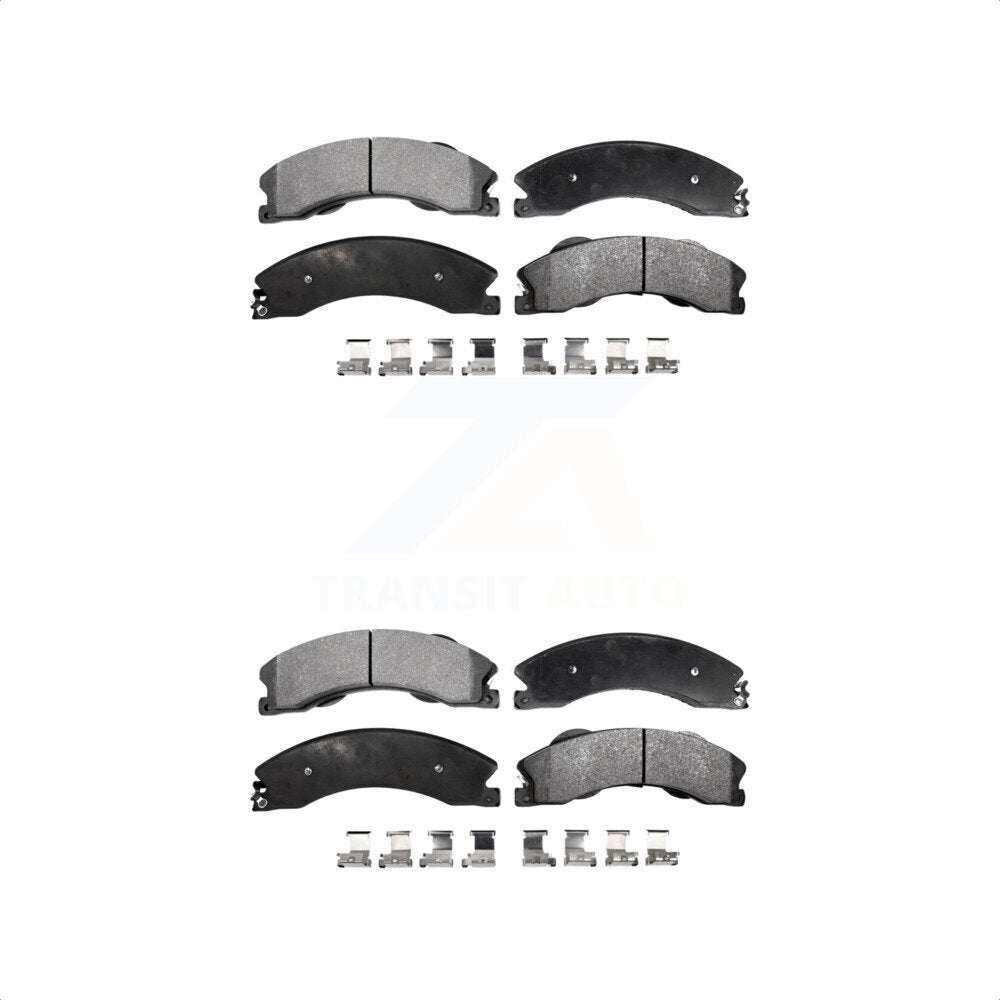 [Avant + Arrière] Kit de plaquette (céramique) de frein pour Chevrolet Silverado 2500 HD GMC Sierra 3500 Suburban KTC-100624 par TEC