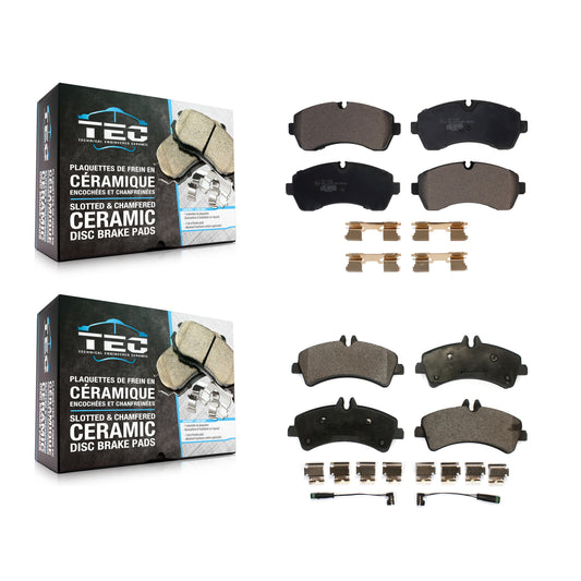 [Avant + Arrière] Kit de plaquette (céramique) de frein pour Sprinter 3500 Mercedes-Benz Freightliner Dodge KTC-100628