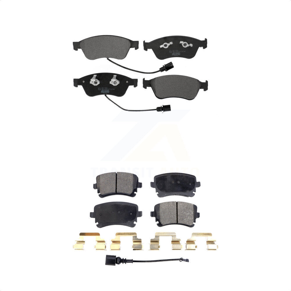 [Avant + Arrière] Kit de plaquette (céramique) de frein pour Audi A8 Quattro Volkswagen Phaeton S8 S6 KTC-100632 par TEC