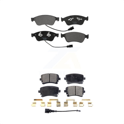[Avant + Arrière] Kit de plaquette (céramique) de frein pour Audi A8 Quattro Volkswagen Phaeton S8 S6 KTC-100632 par TEC
