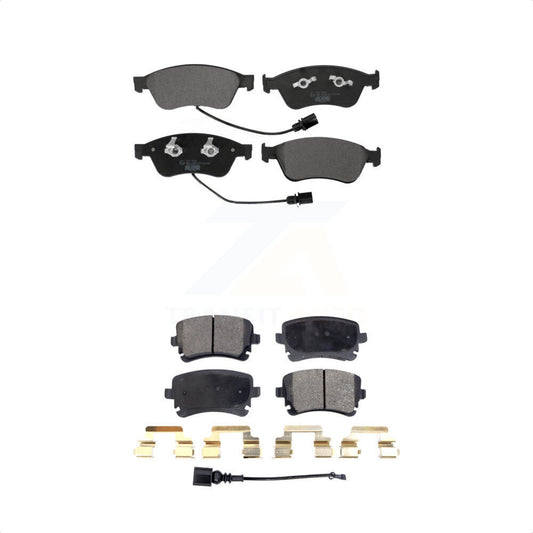 [Avant + Arrière] Kit de plaquette (céramique) de frein pour Audi A8 Quattro Volkswagen Phaeton S8 S6 KTC-100632 par TEC