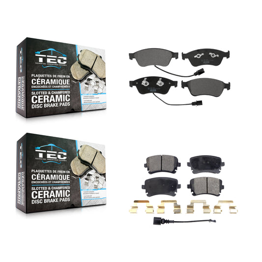 [Avant + Arrière] Kit de plaquette (céramique) de frein pour Audi A8 Quattro Volkswagen Phaeton S8 S6 KTC-100632
