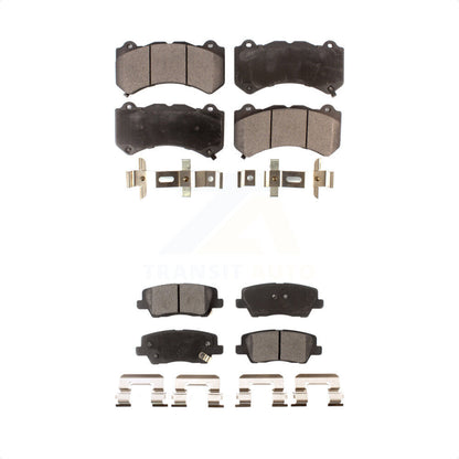 [Avant + Arrière] Kit de plaquette (céramique) de frein pour Cadillac CTS KTC-100636 par TEC