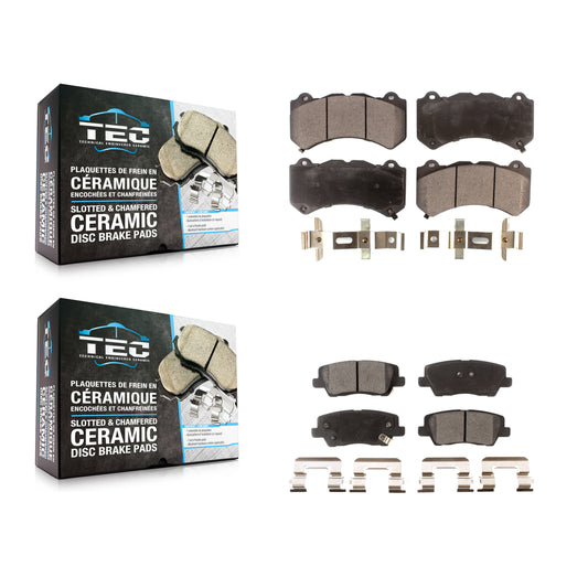 [Avant + Arrière] Kit de plaquette (céramique) de frein pour Cadillac CTS KTC-100636