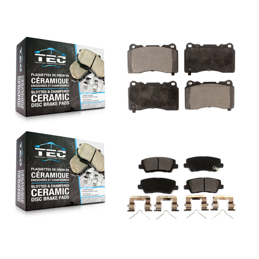 [Avant + Arrière] Kit de plaquette (céramique) de frein pour Cadillac CTS ATS KTC-100637