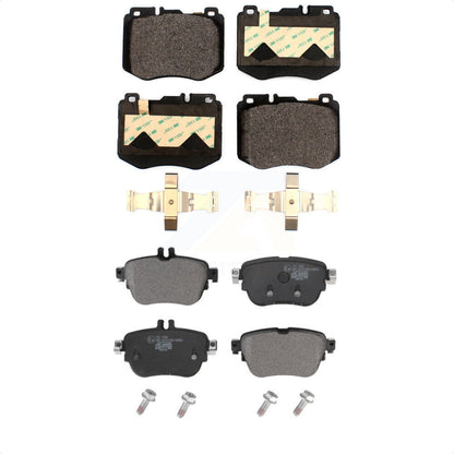 [Avant + Arrière] Kit de plaquette (céramique) de frein pour 2017 Mercedes-Benz E300 sans Sport Package KTC-100645 par TEC