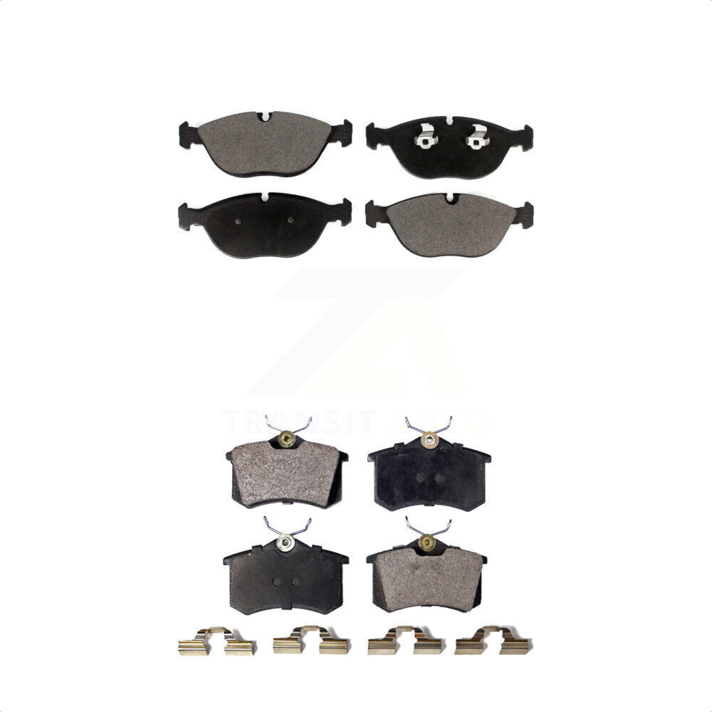 [Avant + Arrière] Kit de plaquette (céramique) de frein pour Audi TT Quattro Volkswagen R32 KTC-100646 par TEC