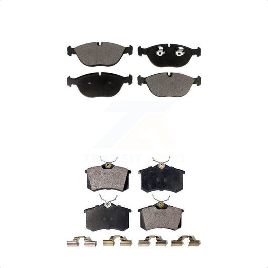 [Avant + Arrière] Kit de plaquette (céramique) de frein pour Audi TT Quattro Volkswagen R32 KTC-100646 par TEC