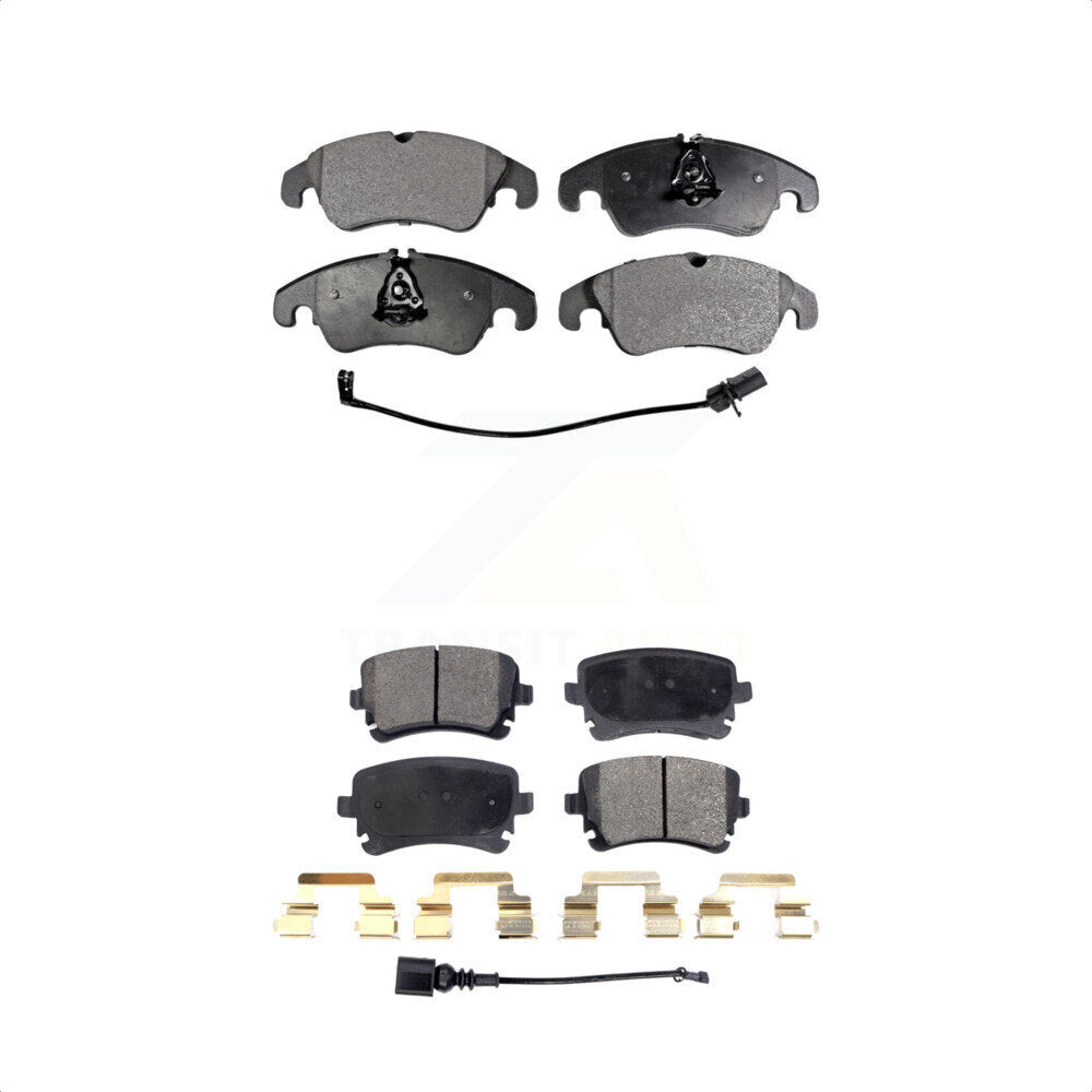 [Avant + Arrière] Kit de plaquette (céramique) de frein pour Audi S4 S5 A4 allroad KTC-100647 par TEC