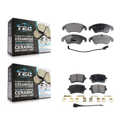 [Avant + Arrière] Kit de plaquette (céramique) de frein pour Audi S4 S5 A4 allroad KTC-100647