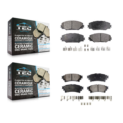 [Avant + Arrière] Kit de plaquette (céramique) de frein pour 2016-2020 Toyota Mirai KTC-100648