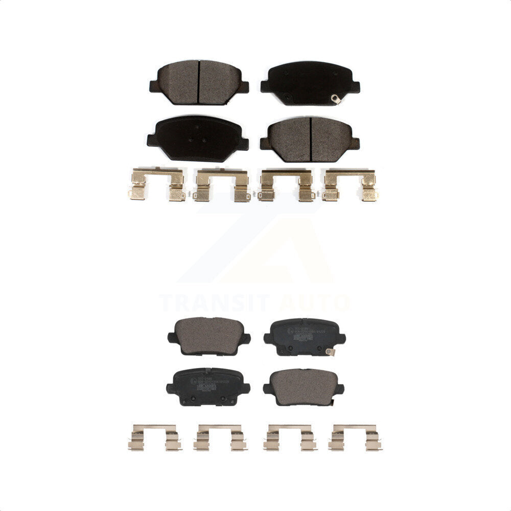 [Avant + Arrière] Kit de plaquette (céramique) de frein pour Cadillac XT4 Buick Regal Sportback KTC-100649 par TEC