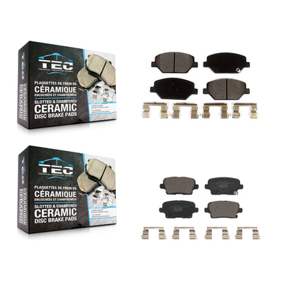 [Avant + Arrière] Kit de plaquette (céramique) de frein pour Cadillac XT4 Buick Regal Sportback KTC-100649
