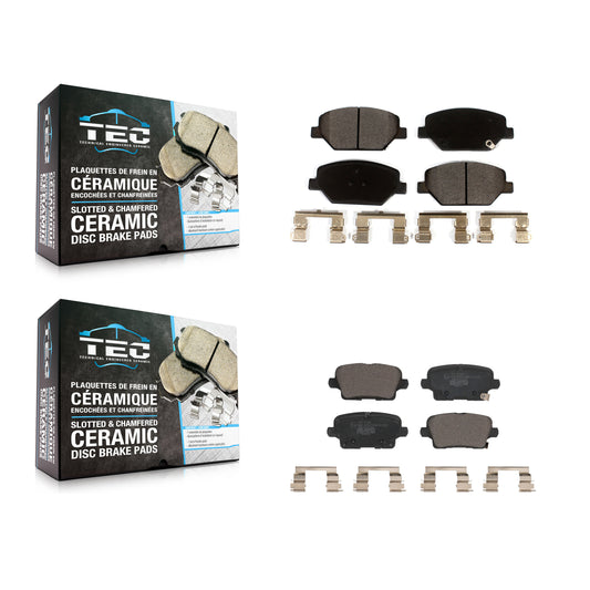 [Avant + Arrière] Kit de plaquette (céramique) de frein pour Cadillac XT4 Buick Regal Sportback KTC-100649